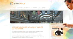 Desktop Screenshot of enovcampus.eu